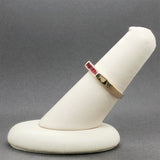 Estate 18K Y Gold 0.85ctw Ruby Ring