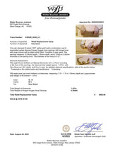 Estate 14K Y Gold 1.07ctw Diamond Huggie Earrings