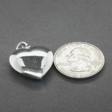 Estate Tiffany & Co. SS Puff Heart Pendant