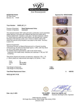 Estate 18K W Gold 1.06ctw Diamond Ring