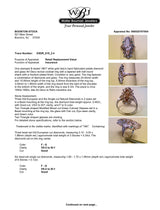 Estate Retro 18K W Gold 0.46ctw Diamond Ring