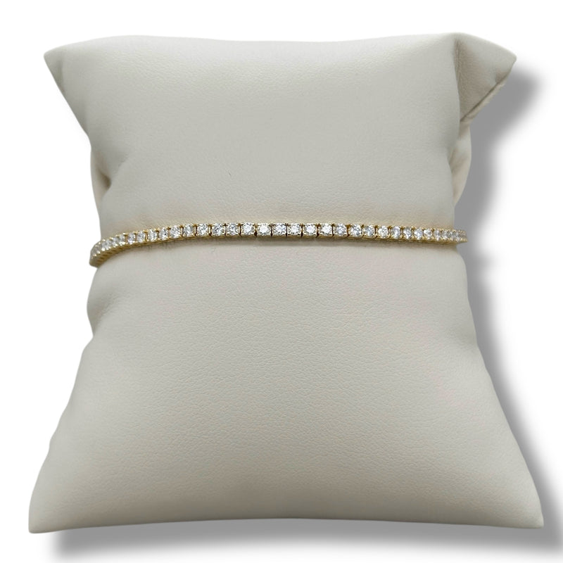 YGP Sterling 2ct F-G/VS2 Lab Created Diamond Tennis Bracelet