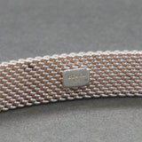 Estate Tiffany & Co. SS Somerset Mesh Bangle Bracelet