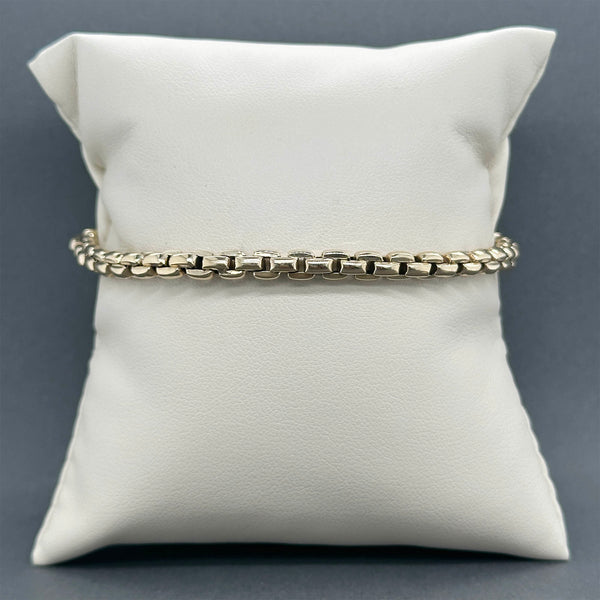 Estate 14K Y Gold 4.71mm Box Bracelet