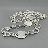 Estate Lois Hill SS Tree Of Life 31” Station Necklace