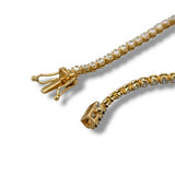 18K Y Gold 1.00ctw H/SI1 Diamond Tennis Bracelet