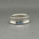 Estate Tiffany & Co. SS 1837 Concave Ring