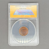 Estate 1900 Indian Head Penny ANACS MS 60 Details Recolored