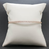 Estate 14K R Gold 1.06ctw G-H/SI2-I1 Diamond Bangle Bracelet