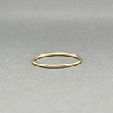 Estate 18K Y Gold 1.15mm Thin Ring