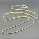 Estate 14K Y Gold 1.7mm 30” Rope Chain