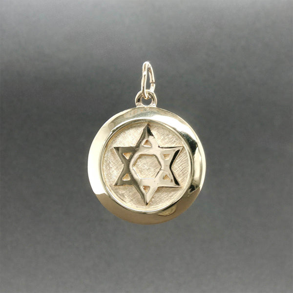 Estate 14K Y Gold Star of David Pendant