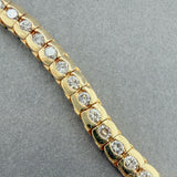 Estate 14K Y Gold 2.38ctw I-J/SI2-I1 Diamond Tennis Bracelet
