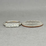 Estate 14K W Gold 1.23ctw I-K/SI1-I2 Diamond Ring