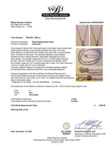 Estate 14K W Gold 0.35ct F/SI2 Diamond Pendant