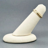 Estate 14K Y Gold Stepped 4.30mm Polished Ring