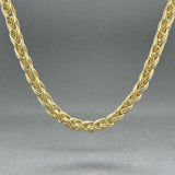 Estate Chimento 18K Y Gold 6.1mm Wheat Chain