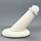 Estate 18K W Gold 1.35ctw Diamond Eternity Ring