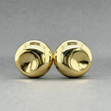 Estate Tiffany & Co. Peretti 18K Y Gold Thumbprint Earrings