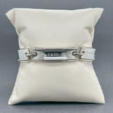 Estate Tiffany & Co. SS Titanium 1837 Link Bracelet