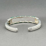 Estate Judith Ripka SS 26.60ctw Chalcedony Cuff Bracelet