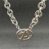 Estate Tiffany & Co. SS Atlas Toggle Necklace