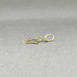 Estate 14K Y Gold 22.2mm Star Of David Pendnat