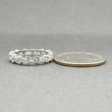 Estate Platinum 2.36ctw H/VS2-SI1 Diamond Eternity Ring