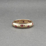 Estate Tiffany & Co. 18K Y Gold 0.40ctw Ruby Etoile Ring