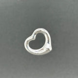 Estate Tiffany & Co. Peretti SS 16mm Open Heart Pendant