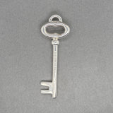 Estate Tiffany & Co. SS Oval Key Pendant