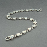 Estate Tiffany & Co. SS Heart Link Bracelet