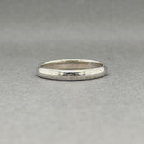 Estate 14K W Gold 3.2mm Polished Ring