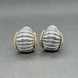 Estate Lagos SS 18 Fluted Ear-clip Earrings