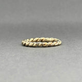 Estate 14K Y Gold 2.87mm Twisted Ring