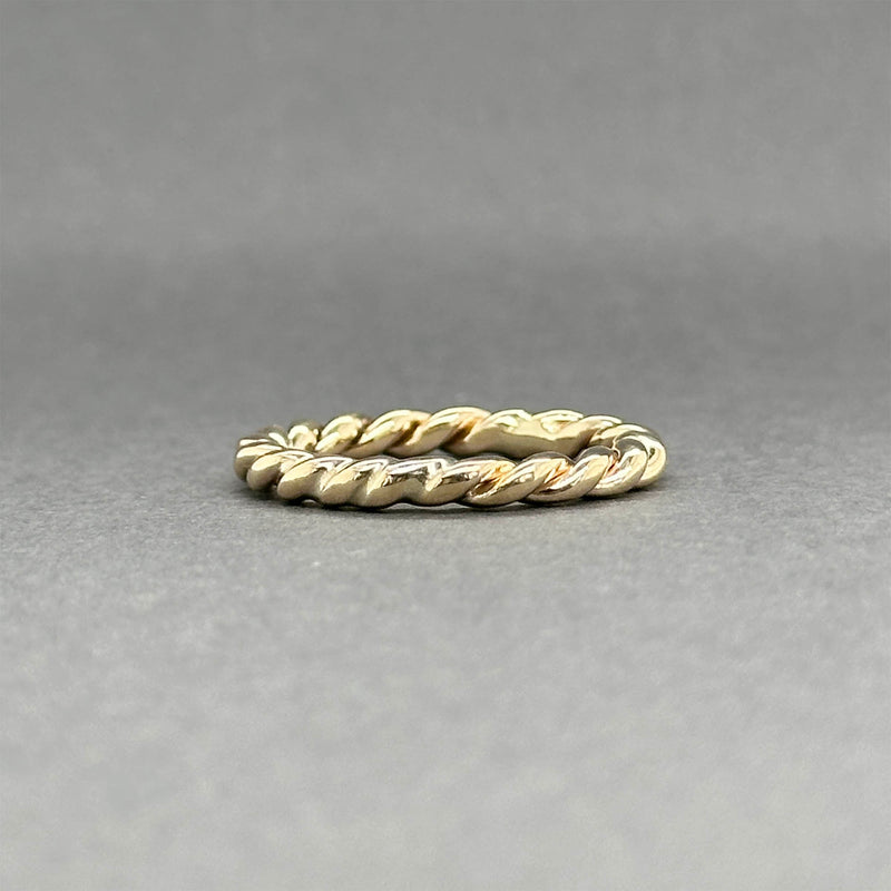 Estate 14K Y Gold 2.87mm Twisted Ring