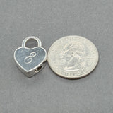 Estate Tiffany & Co. SS Heart Lock Pendant