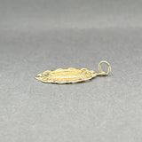 Estate 14K Y Gold Miraculous Medal Pendant