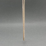 Estate 14K Y Gold 1.55mm 19.25” Curblink Chain