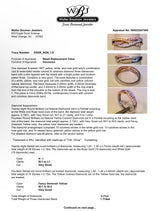 Estate 14K Tri-Color Gold 0.31ctw Diamond Crossover Ring