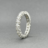 Estate 14K W Gold 2.14ctw G-H/VS2-I1 Diamond Eternity Ring