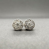 Estate Lagos SS 18 0.38ctw Diamond Stud Earrings