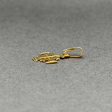Estate 14K Y Gold 16.2mm Jerusalem Cross Pendant