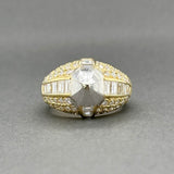Estate 18K TT Gold 3.05ctw F-G/VS2-SI1 Diamond Cocktail Ring