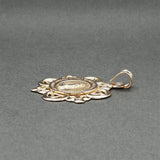 Estate 14K Y Gold Miraculous Medal Pendant