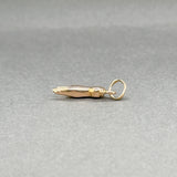 Estate 18K Y Gold Mano Cornuto Pendant