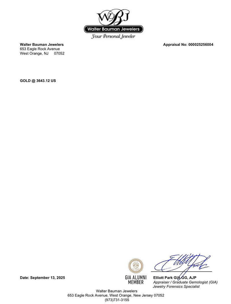 Estate 14K W Gold 3.43ctw Sapphire & 2.17ctw Diamond Bracelet