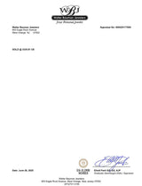 Estate 14K W Gold 1.05ctw Diamond Eng. Ring