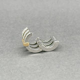 Estate Tiffany & Co. Platinum 18 0.48ctw G-H/VS1-2 Diamond Ear Cuff Earring