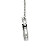 SS 1ct  F-G/VS2 Lab Created Diamond Circle Pendant